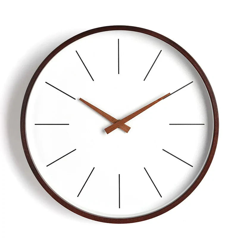 Grande orologio da parete in legno massello