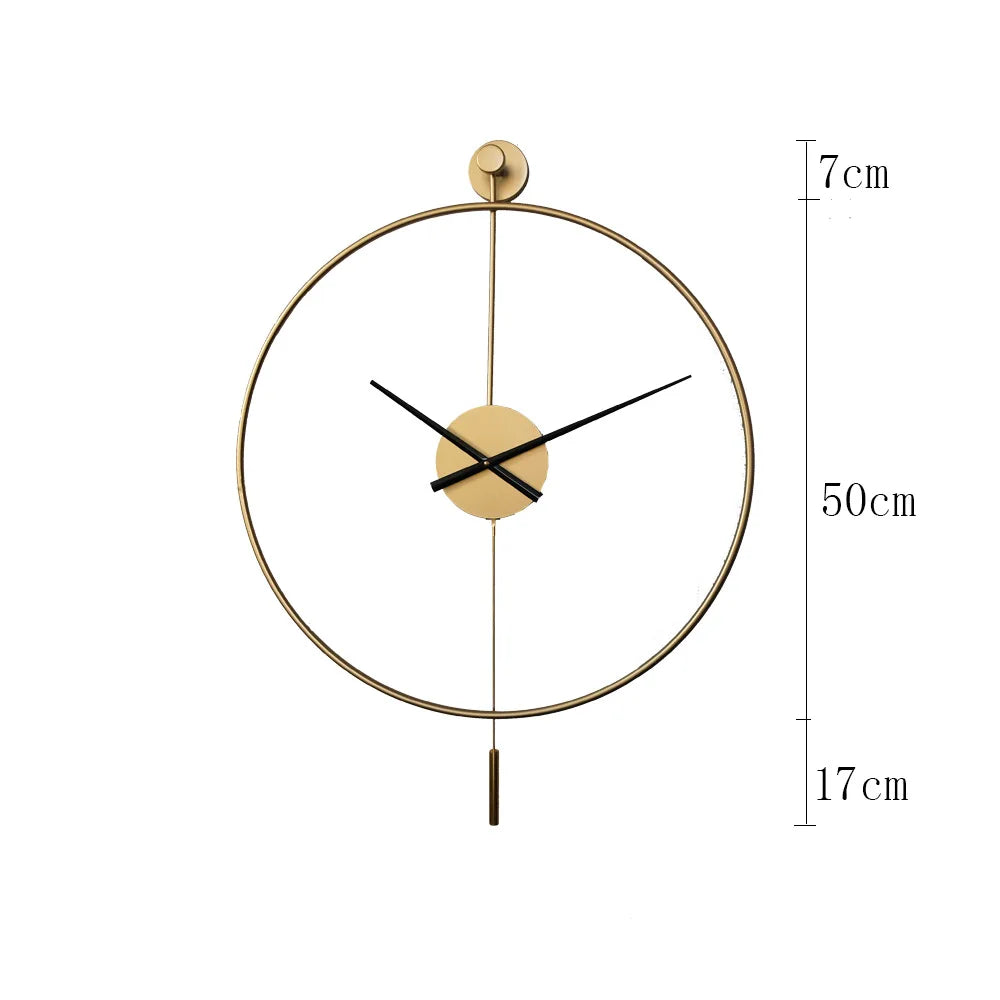 Orologio a pendolo da parete industriale