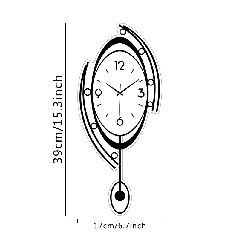 Orologio a pendolo da parete moderno