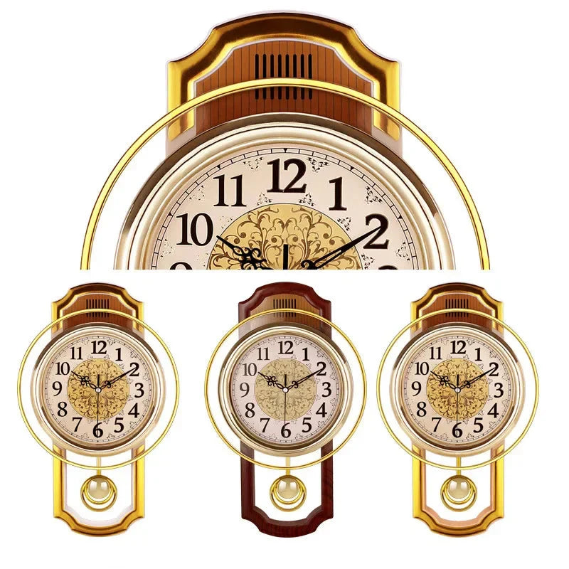 Orologio a pendolo da parete vintage