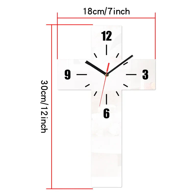 Orologio da parete a croce