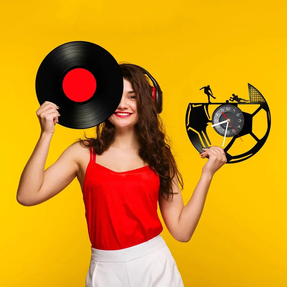 Orologio da parete a tema calcio