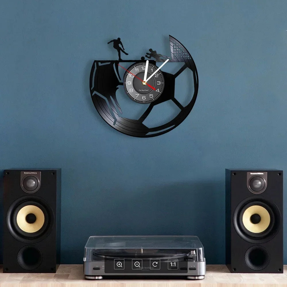 Orologio da parete a tema calcio