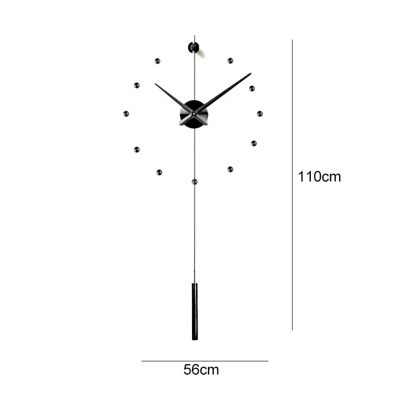 Orologio da parete adesivo grandi dimensioni