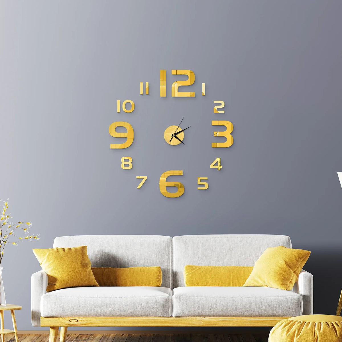 Orologio da parete adesivo moderno