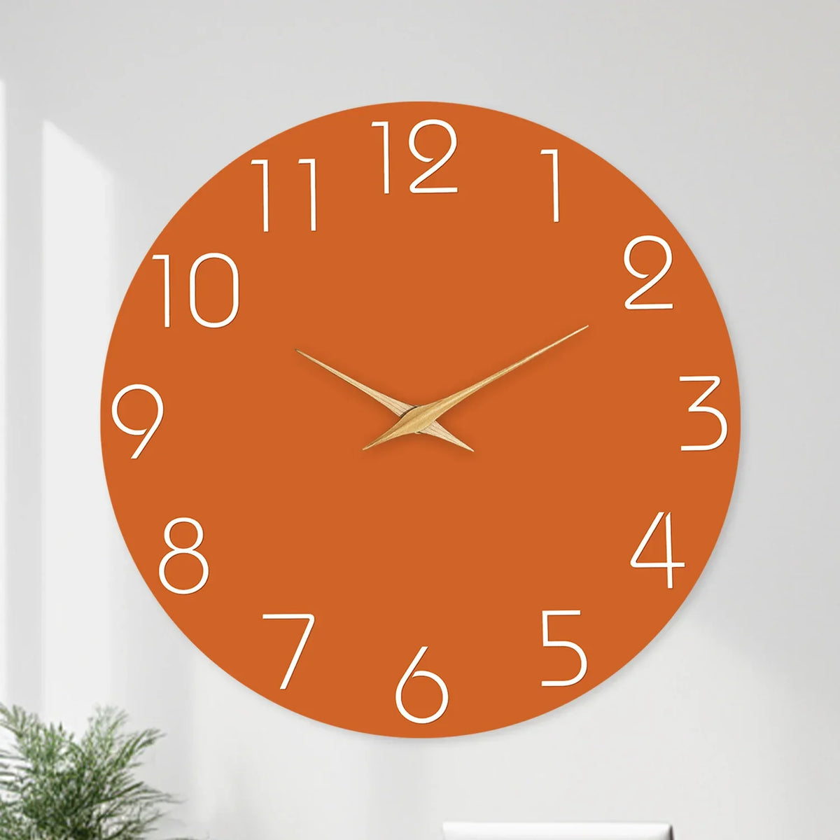 Orologio da parete arancione