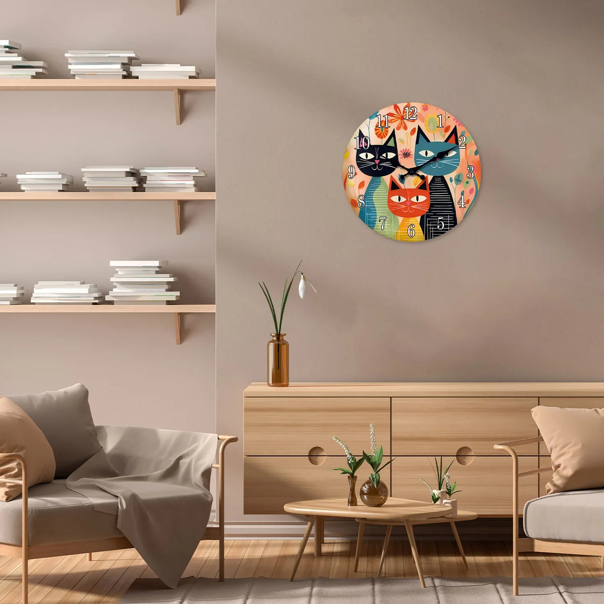 Orologio da parete artistico