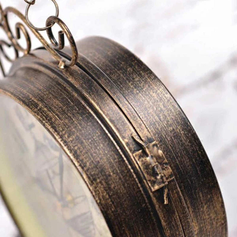 Orologio da parete bifacciale giardino