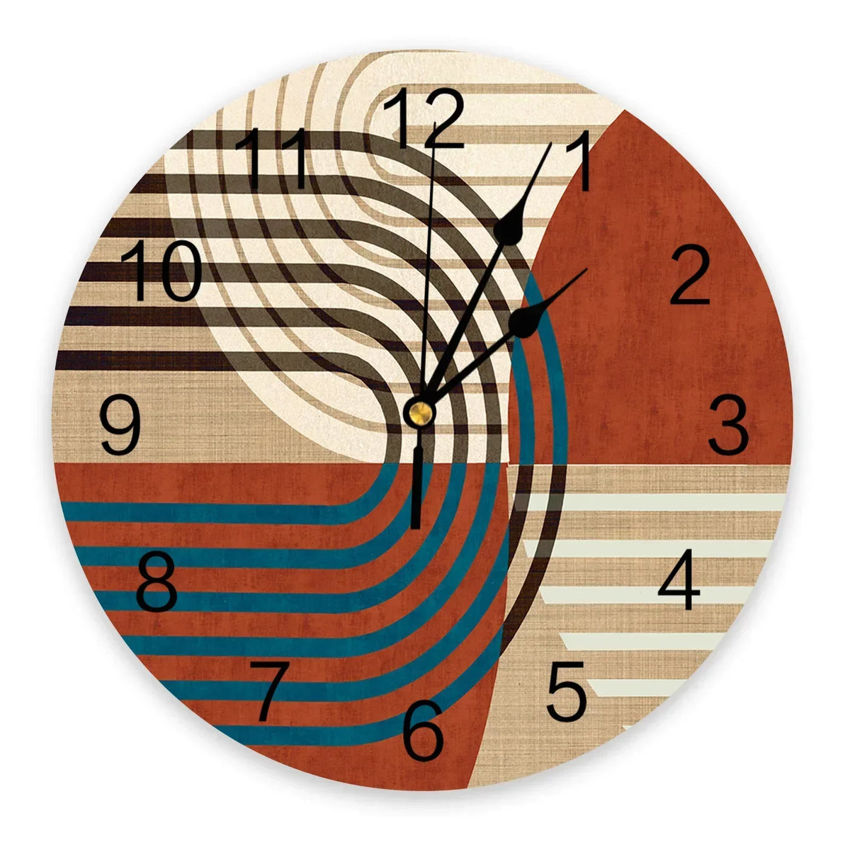 Orologio da parete Boho geometrico silenzioso