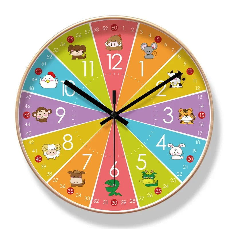 Orologio da parete colorato