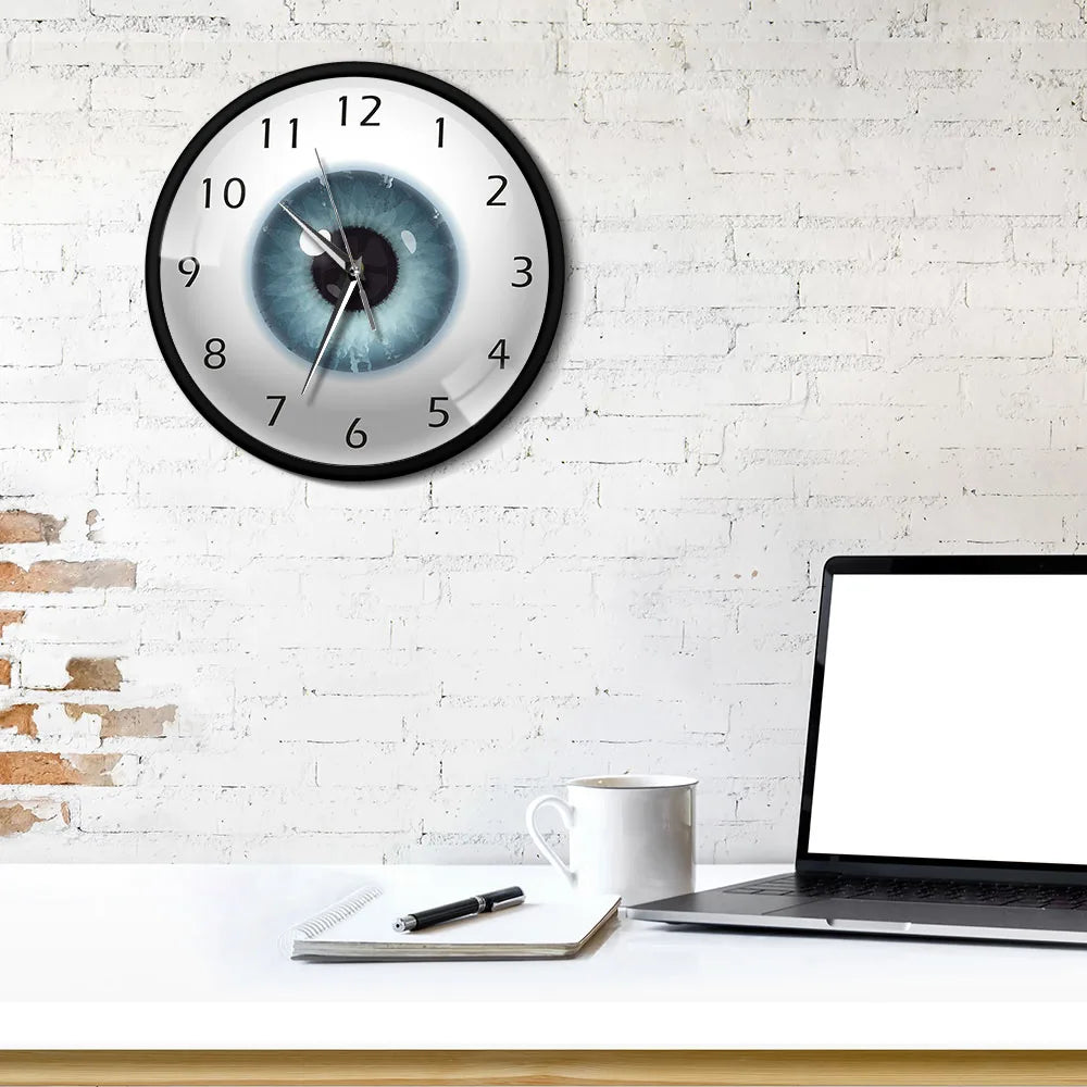 Orologio da parete con motivo pupilla