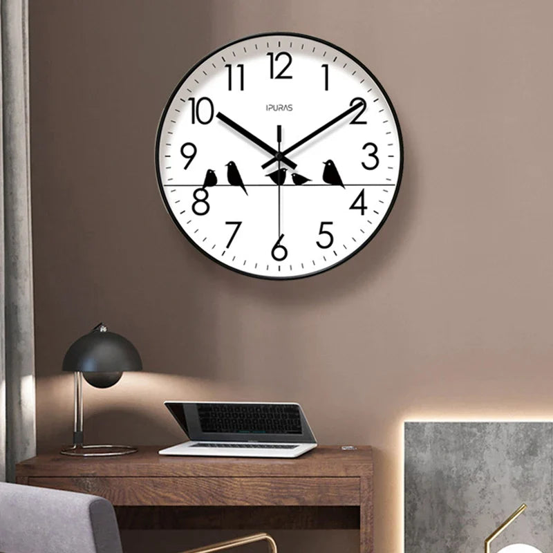 Orologio da parete con uccelli tendenza