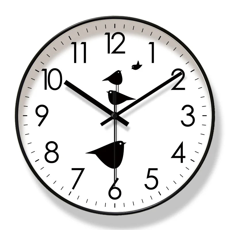 Orologio da parete con uccelli tendenza