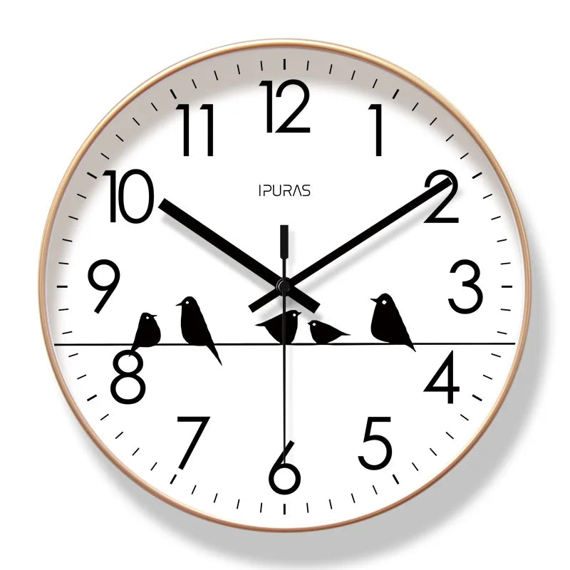 Orologio da parete con uccelli tendenza