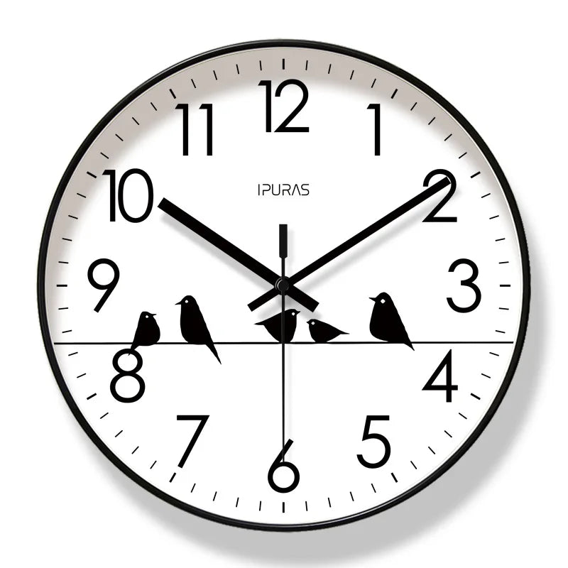 Orologio da parete con uccelli tendenza