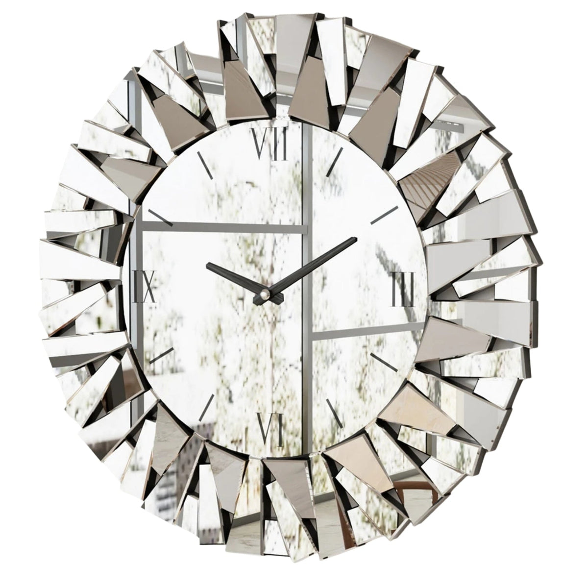 Orologio da parete design con numeri romani