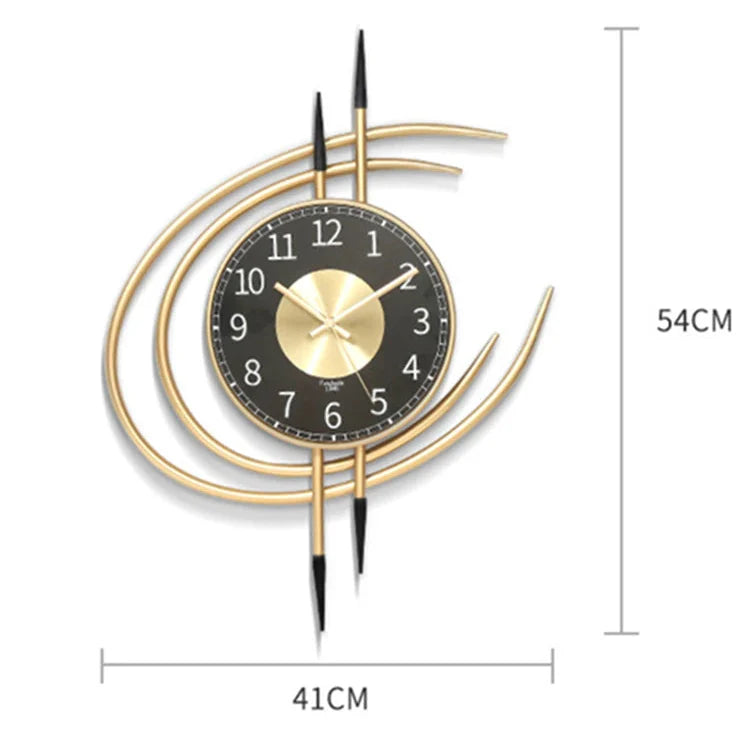 Orologio da parete design in acciaio