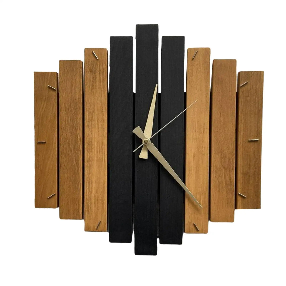 Orologio da parete design in legno silenzioso