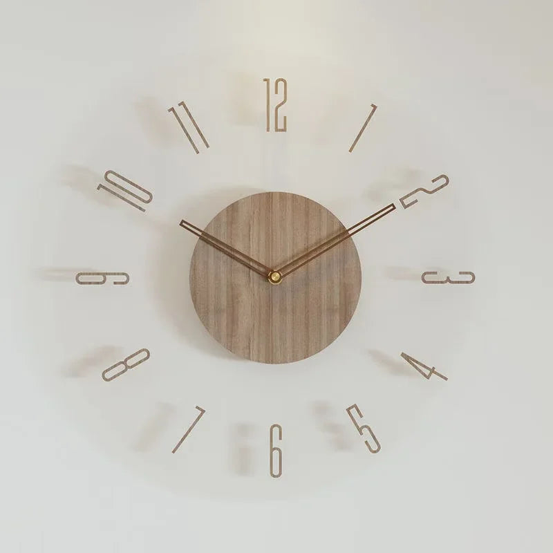 Orologio da parete design legno