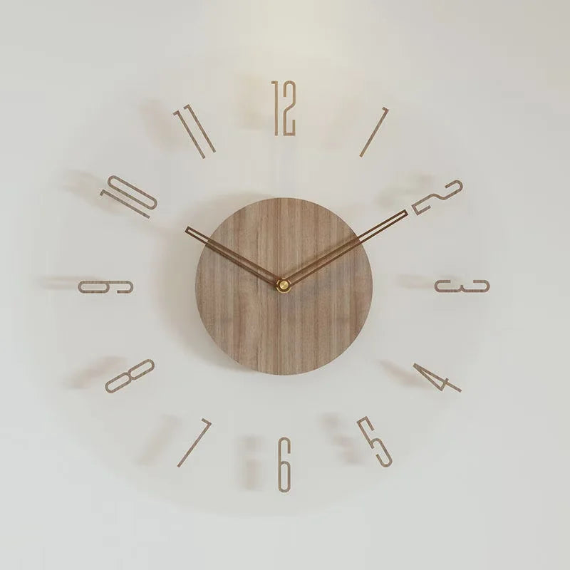 Orologio da parete design legno