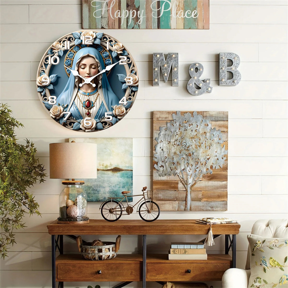 Orologio da parete design Madonna