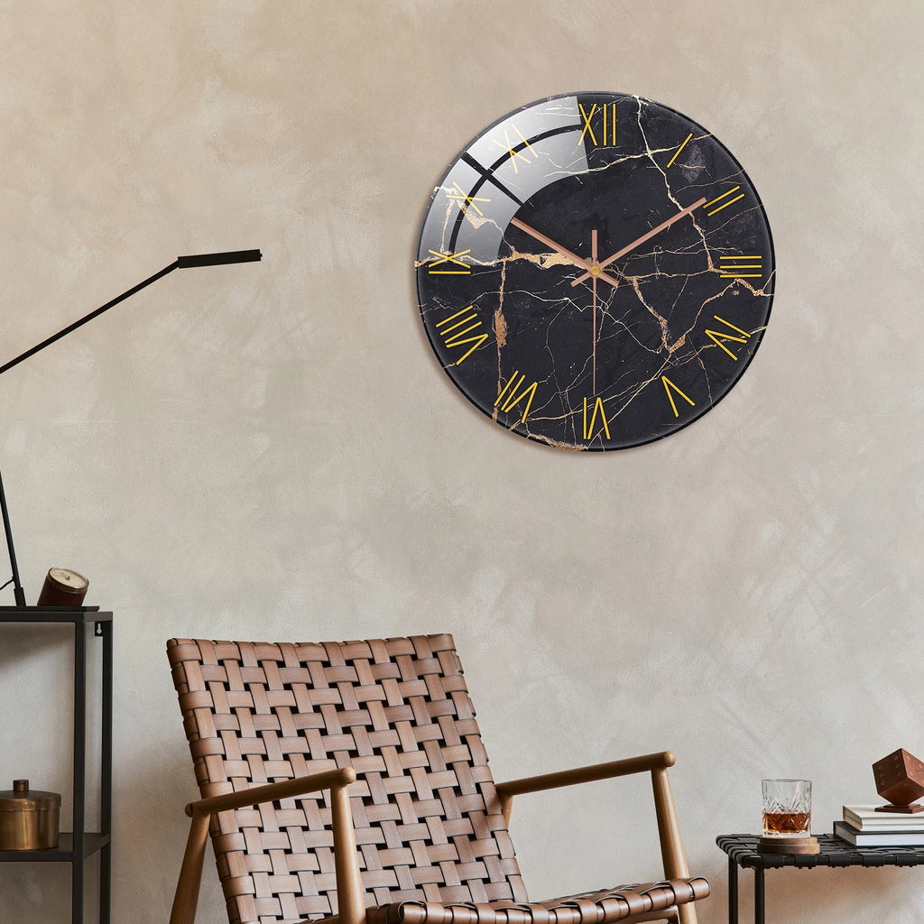 Orologio da parete design moderno marmo