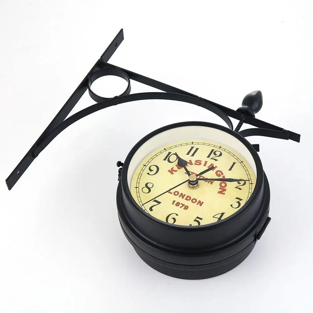 Orologio da parete doppio lato stazione silenzioso