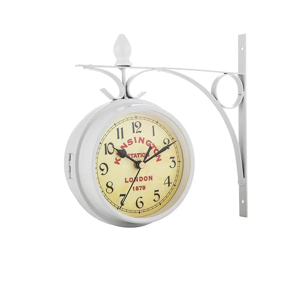 Orologio da parete doppio lato stazione silenzioso