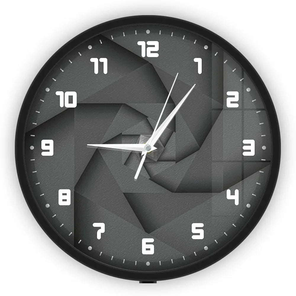 Orologio da parete effetto Vortex 3D