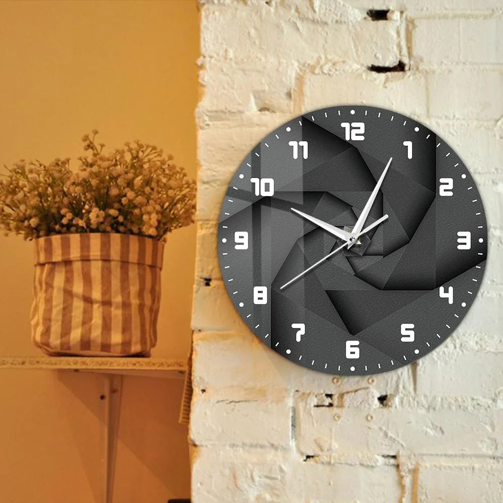 Orologio da parete effetto Vortex 3D