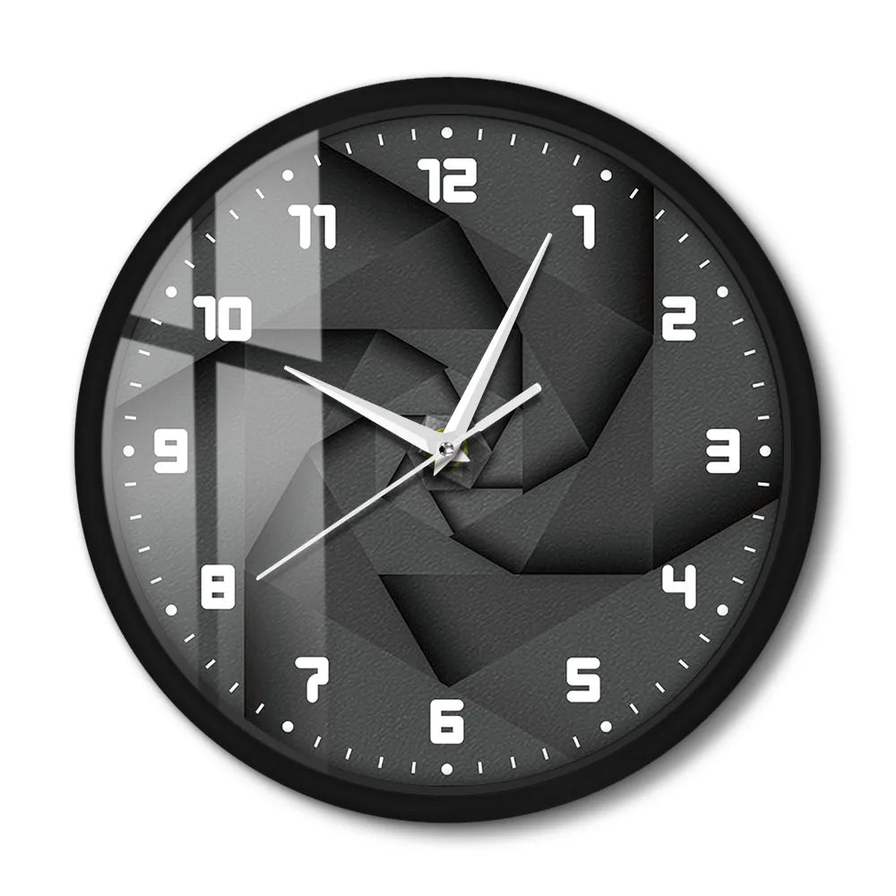 Orologio da parete effetto Vortex 3D