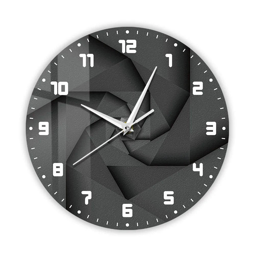 Orologio da parete effetto Vortex 3D