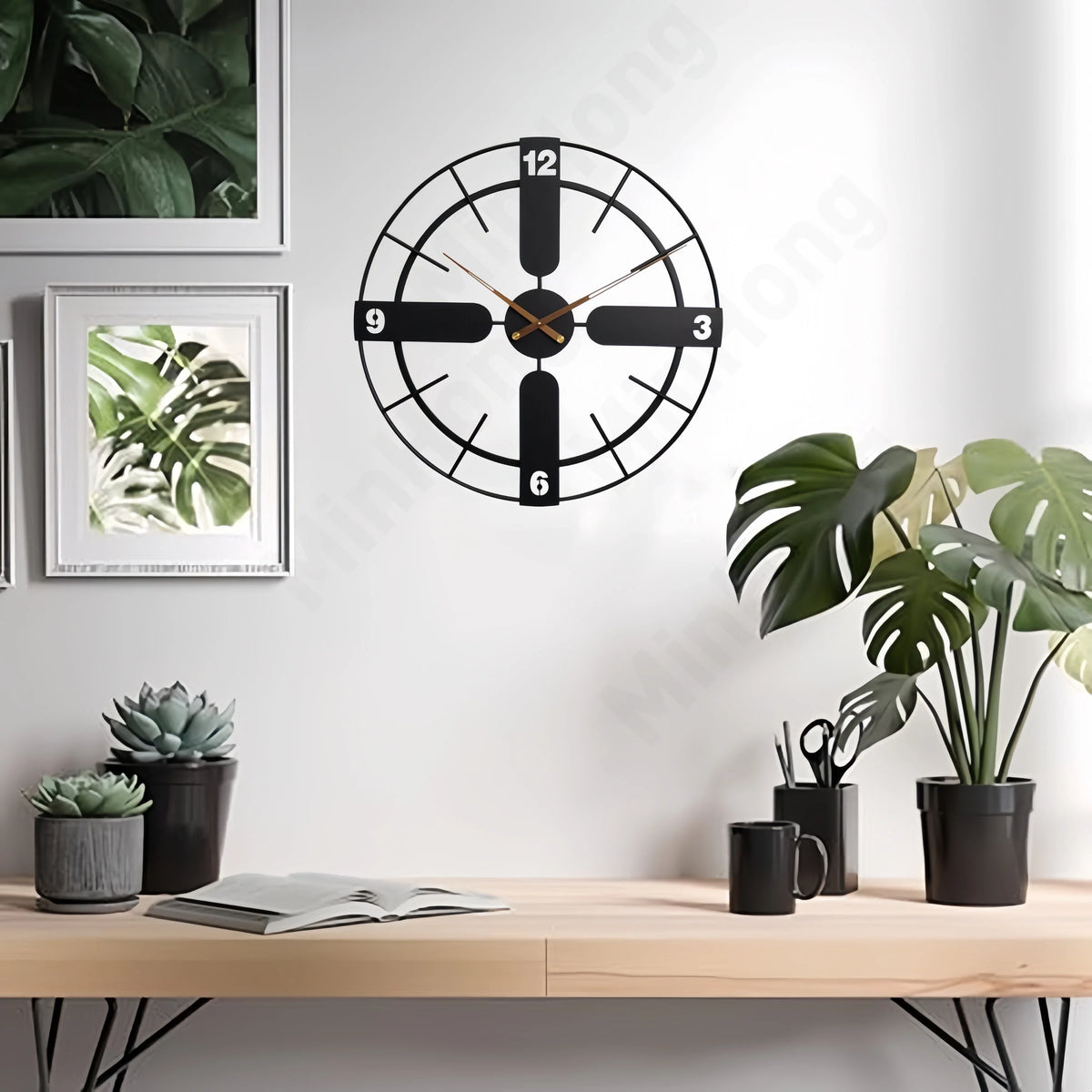 Orologio da parete ferro retro moderno