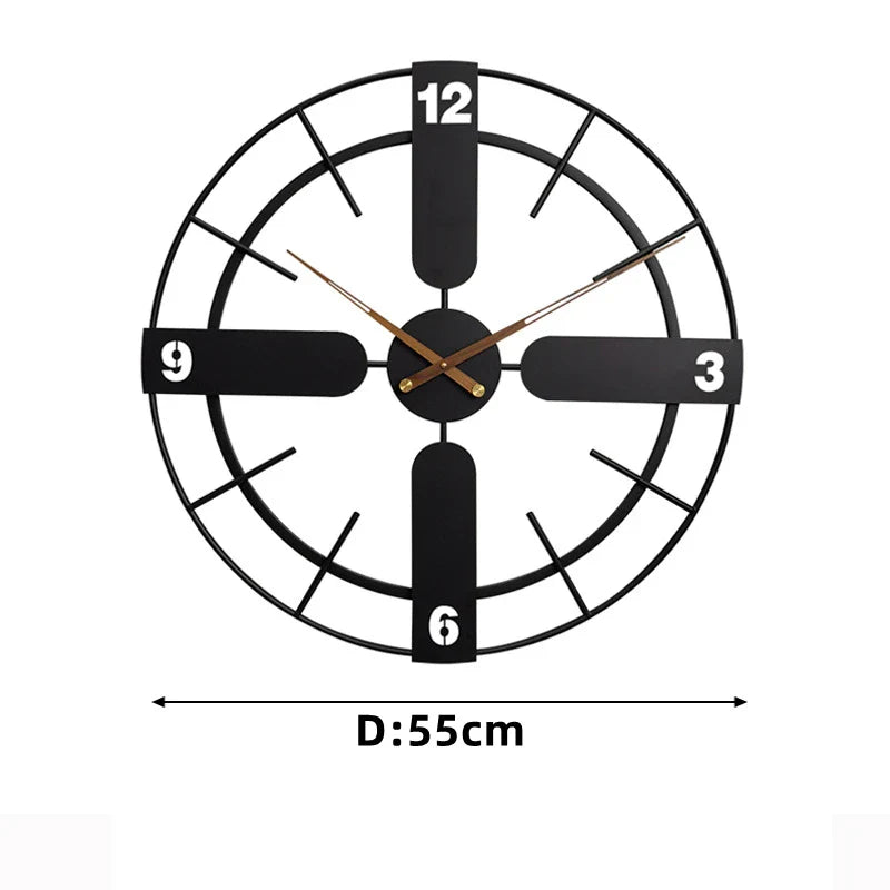 Orologio da parete ferro retro moderno