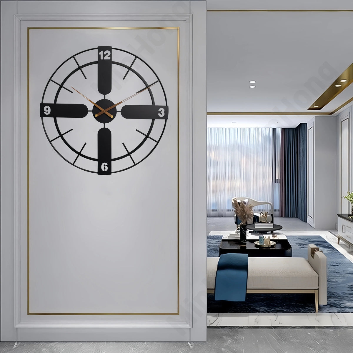 Orologio da parete ferro retro moderno