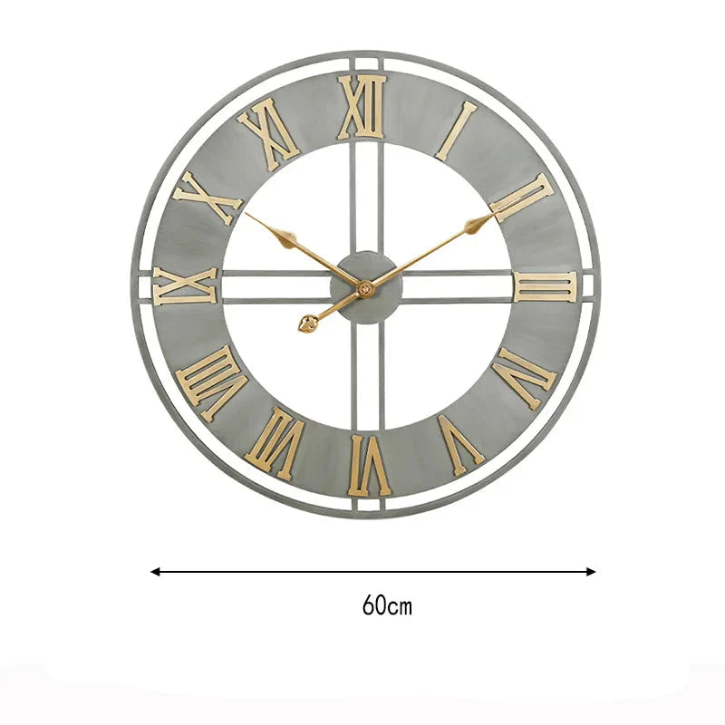 Orologio da parete in ferro battuto