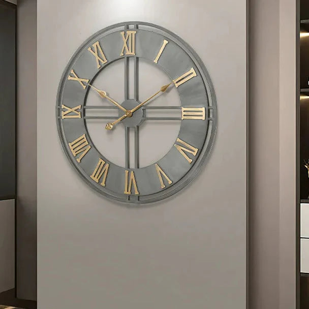 Orologio da parete in ferro battuto