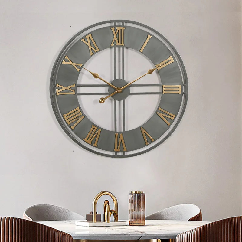 Orologio da parete in ferro battuto
