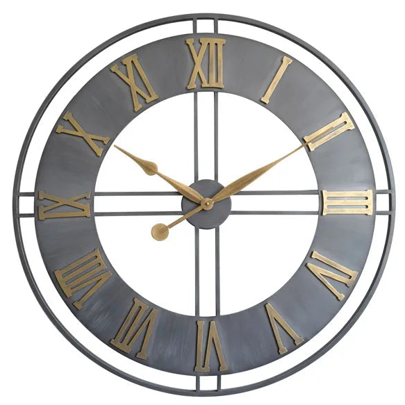 Orologio da parete in ferro battuto