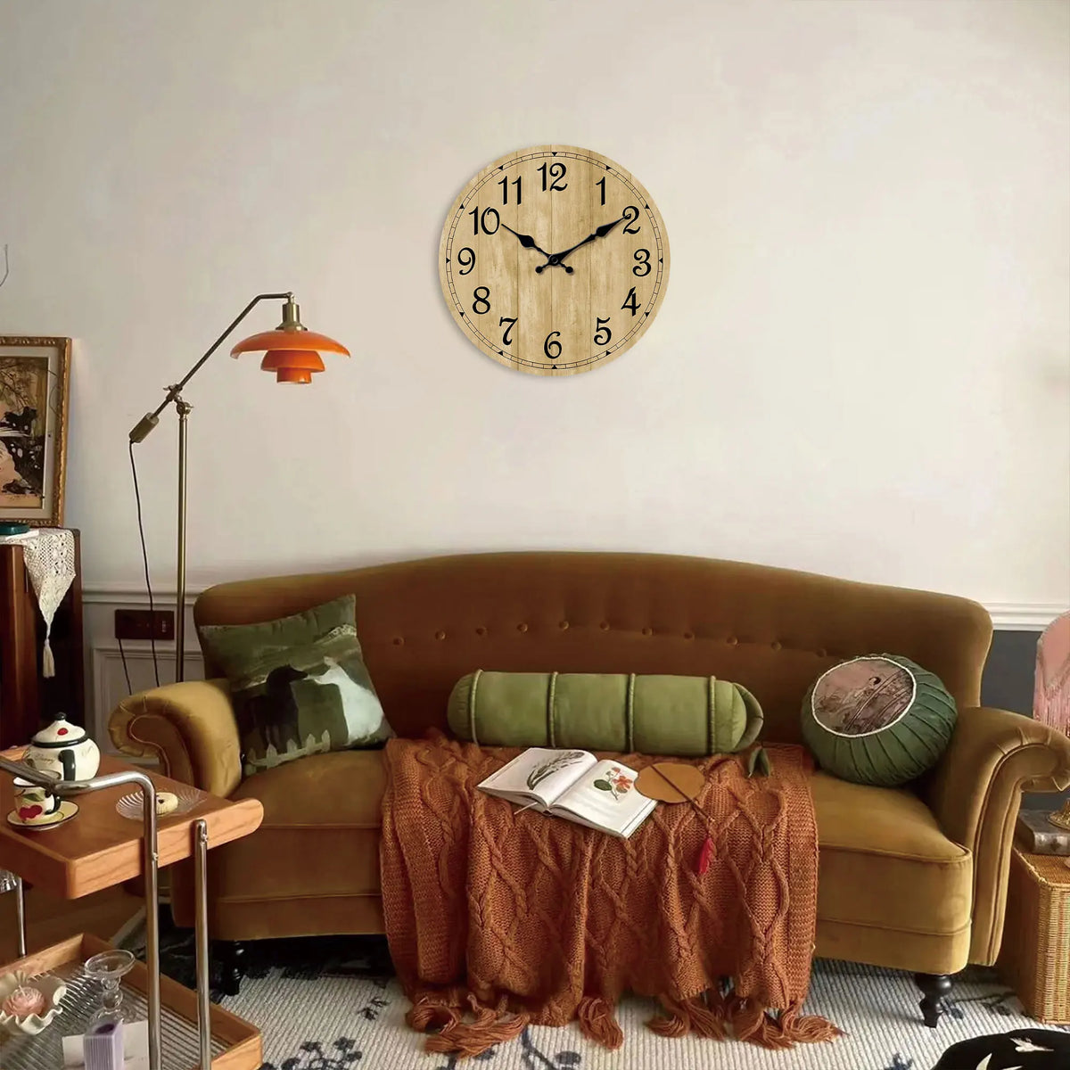 Orologio da parete in legno classico