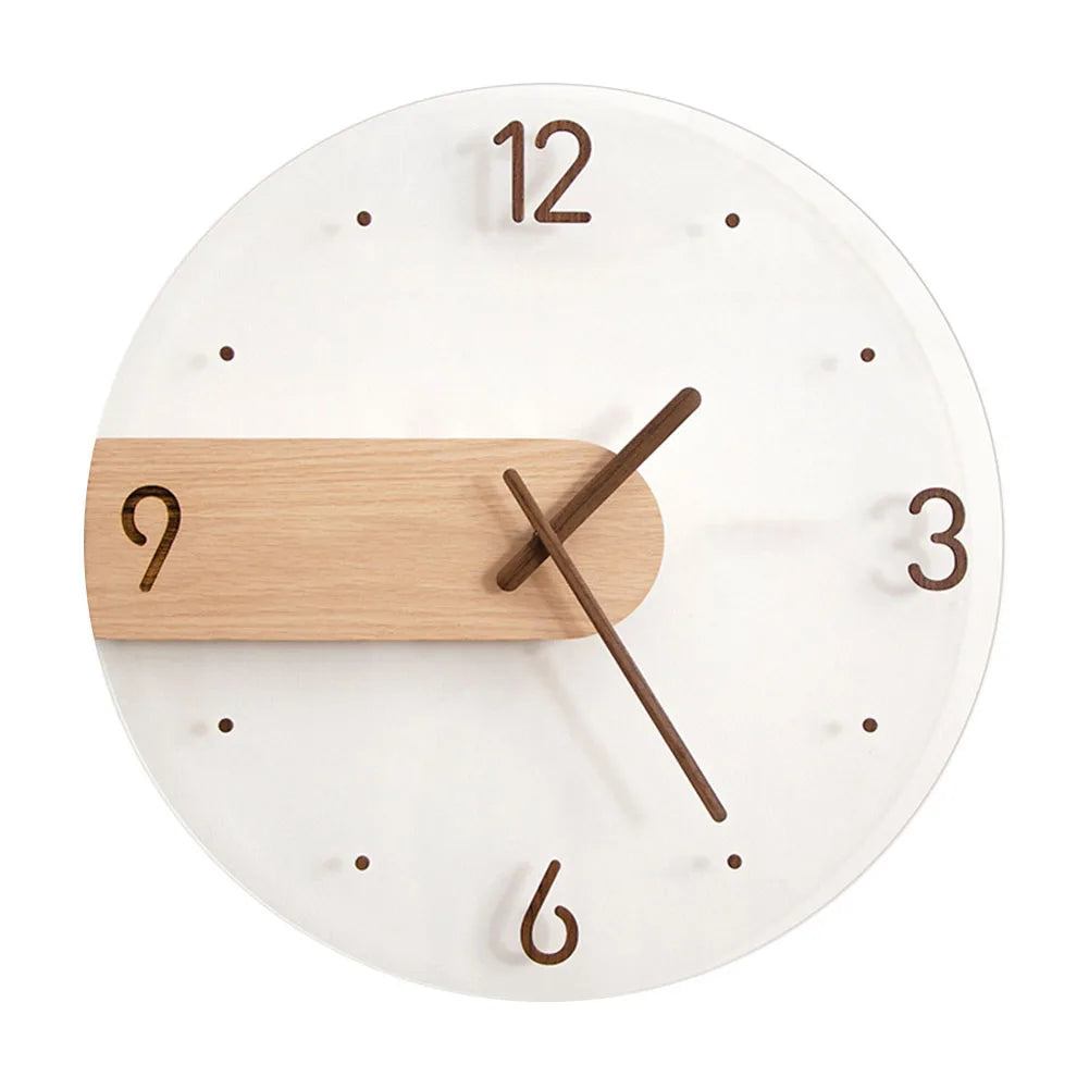 Orologio da parete in legno massello