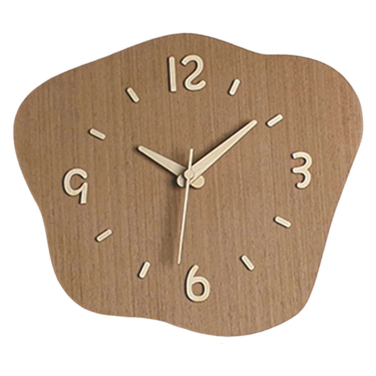 Orologio da parete in legno nuvola