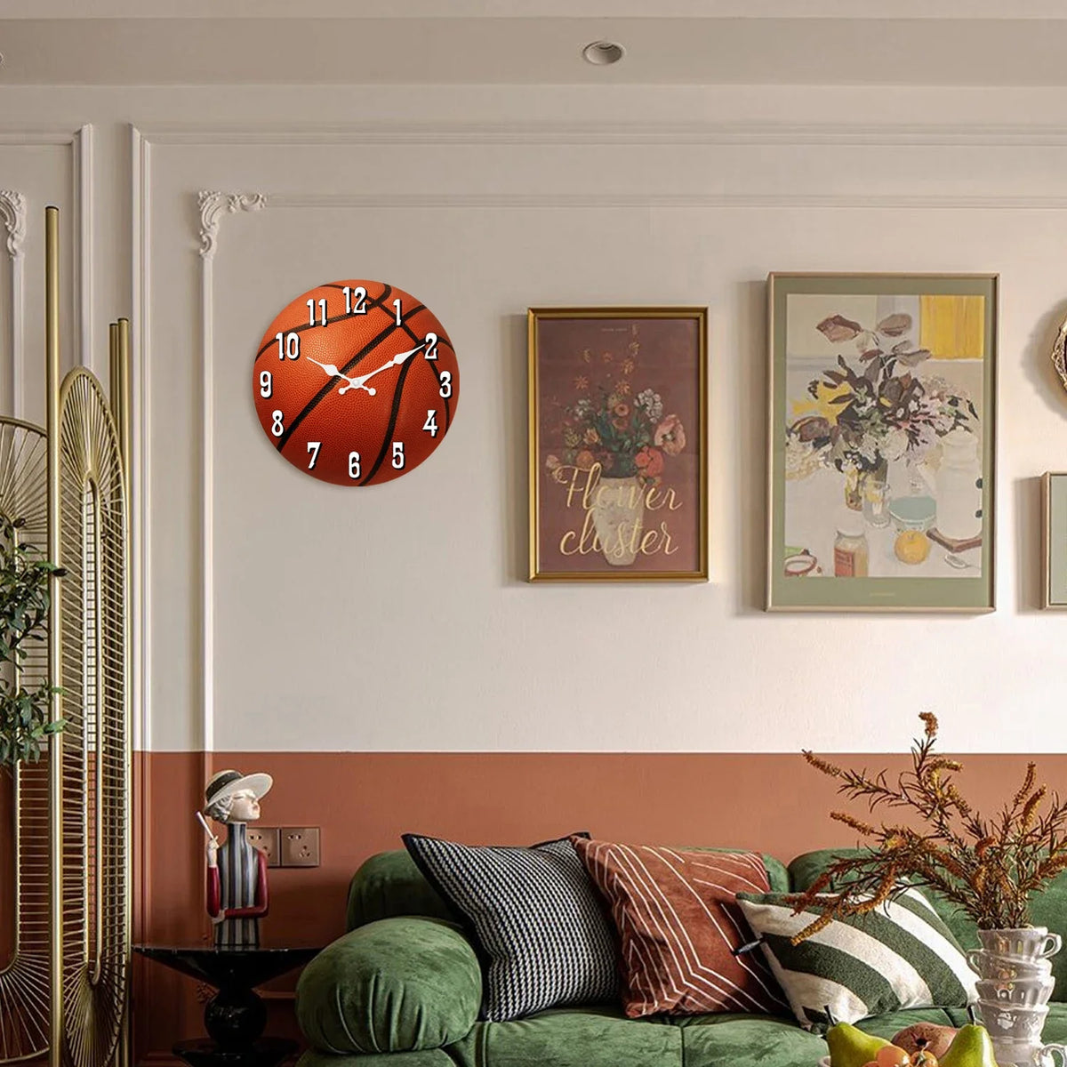 Orologio da parete in legno per bambini