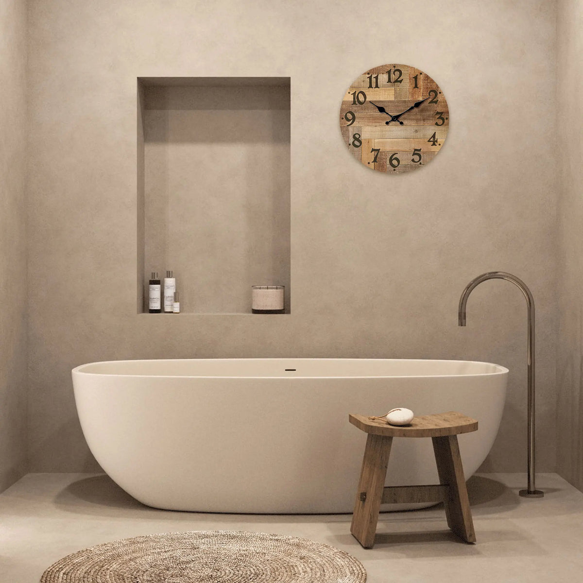 Orologio da parete in legno per soggiorno