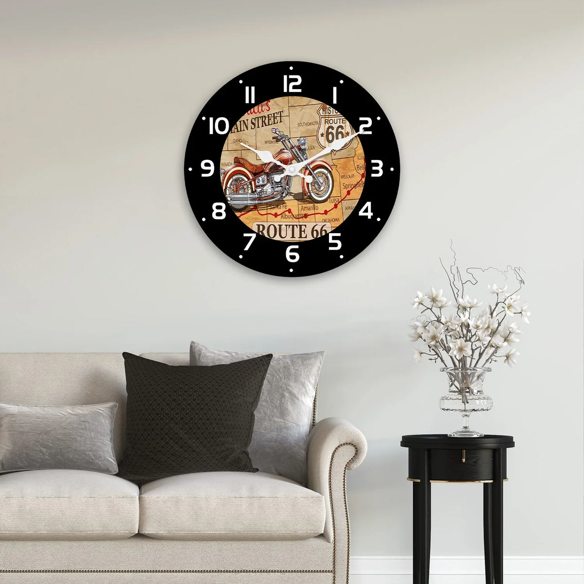 Orologio da parete in legno retrò