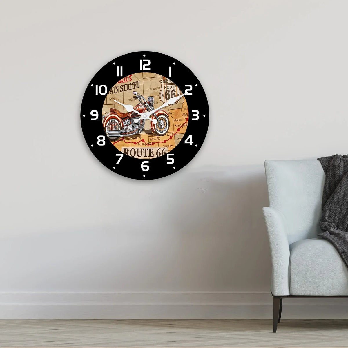 Orologio da parete in legno retrò