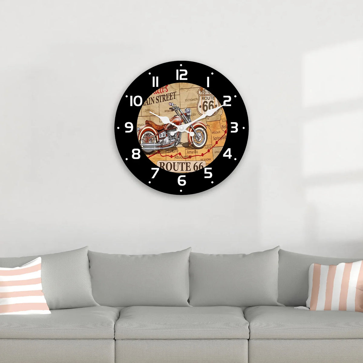 Orologio da parete in legno retrò