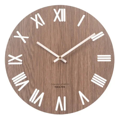 Orologio da parete in legno scandinavo