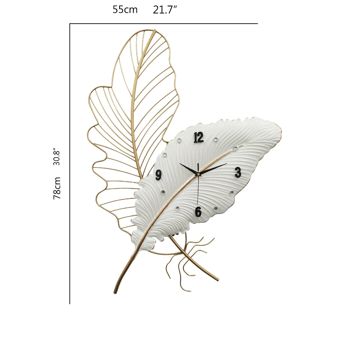 Orologio da parete in metallo artigianale