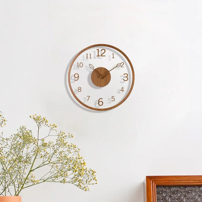 Orologio da parete lancetta a foglia